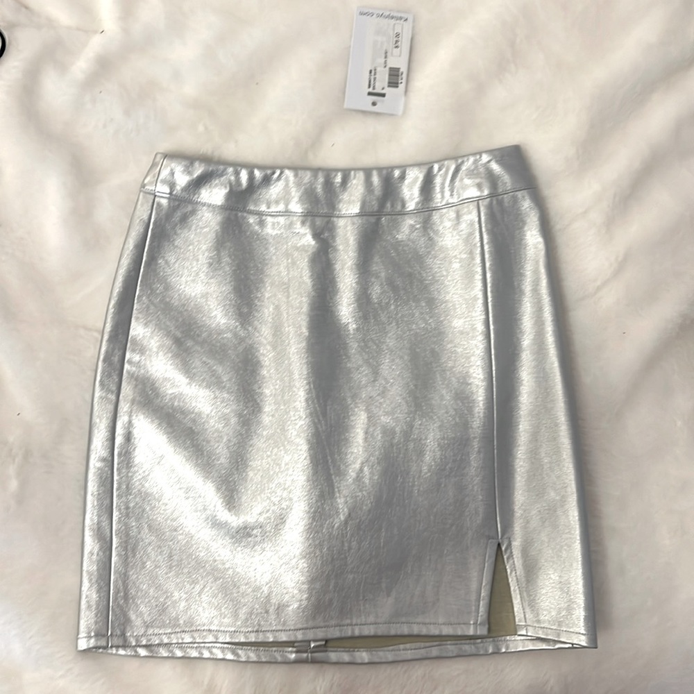 Kids- KatieJ NYC Brooke Skirt silver size M